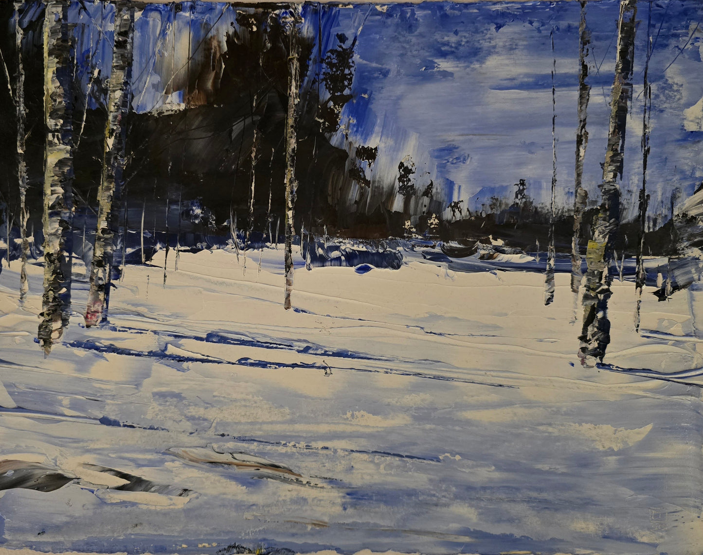 Christian Koivumaa, Winter IV, 40 x 28 cm