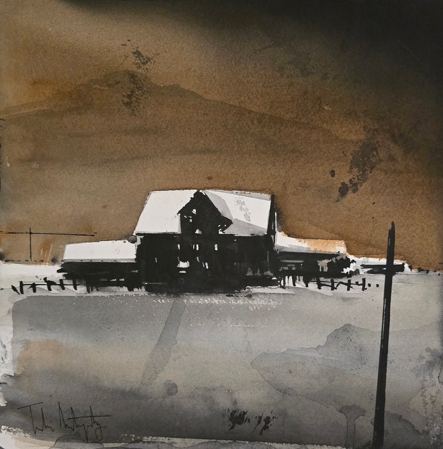 Tobias Liljeborg, The House, 30 x 30 cm