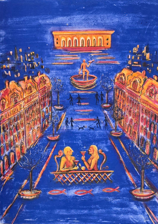 Irene Lagerberg, ii, print, Poseidon, 41 x 56 cm
