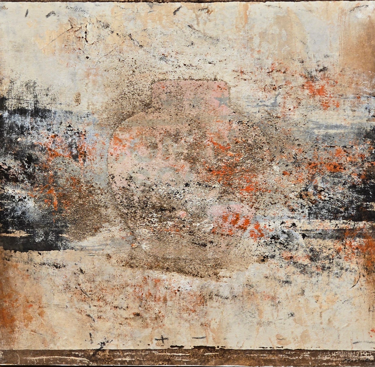 Bertil Fredholm, painting, Urna II, 40 x 40 cm