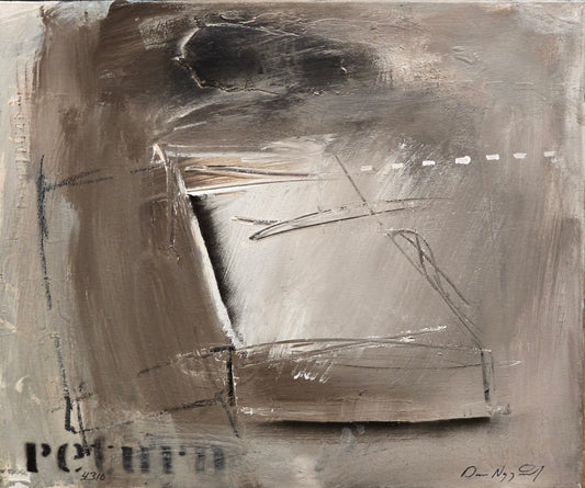 Dan Nygårds, painting, Return, 57 x 47 cm