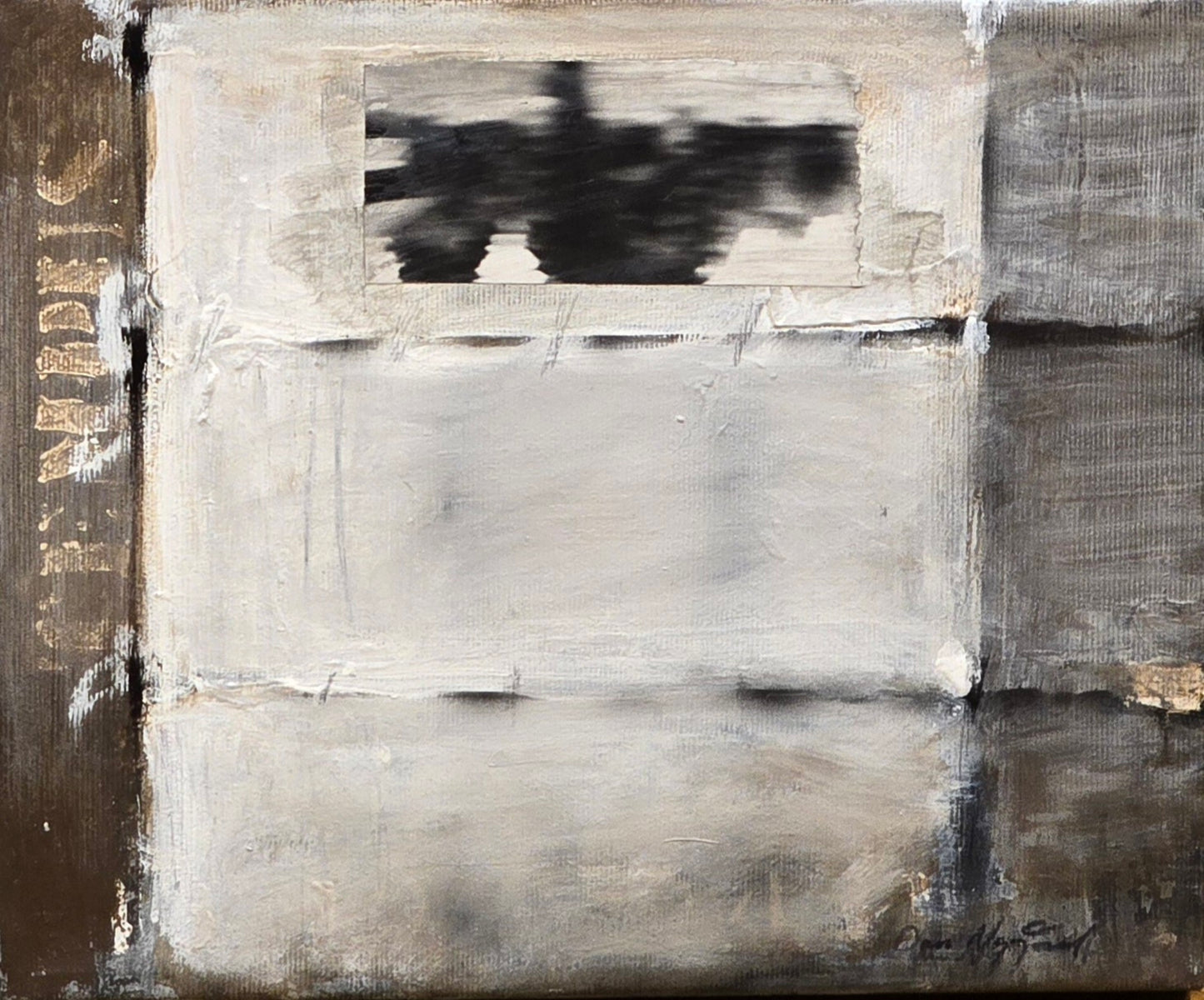 Dan nygårds, painting, Tempus I, 28 x 25 cm