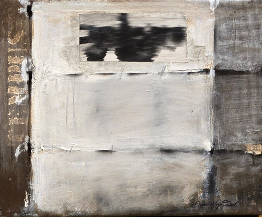 Dan nygårds, painting, Tempus I, 28 x 25 cm