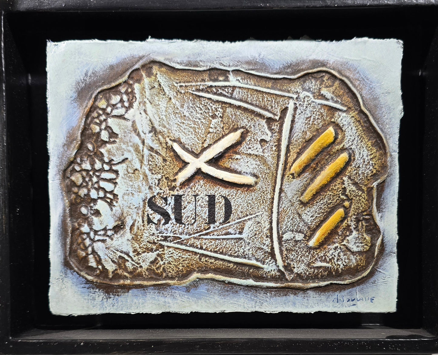 Alain Soucasse, painting, Sud, 23 x 17 cm