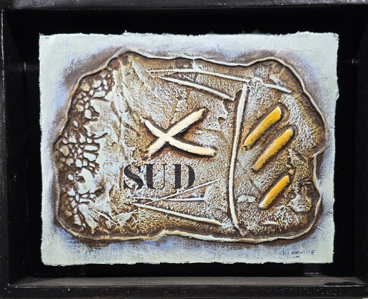 Alain Soucasse, painting, Sud, 23 x 17 cm