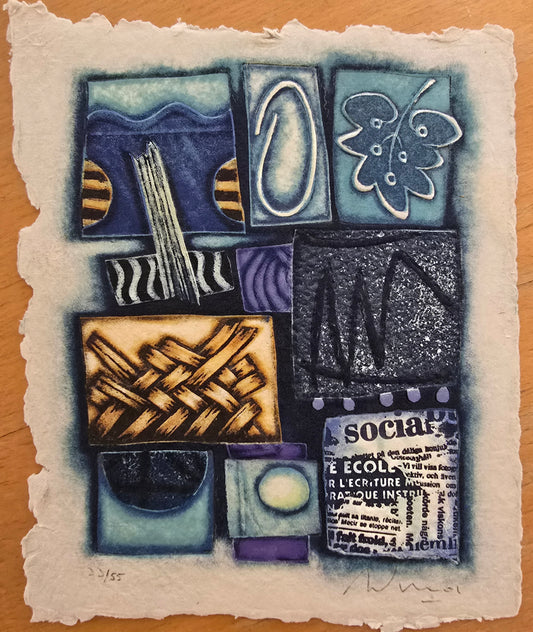 Alain Soucasse print, 21 x 25 cm