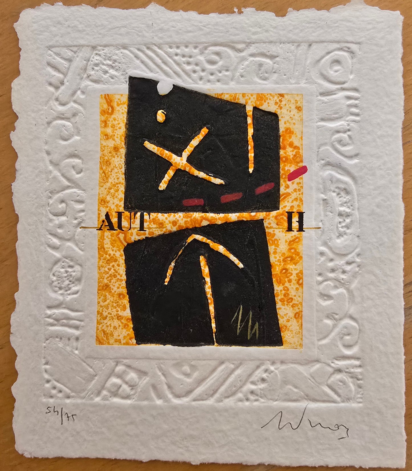 Alain Soucasse print, 20 x 23 cm