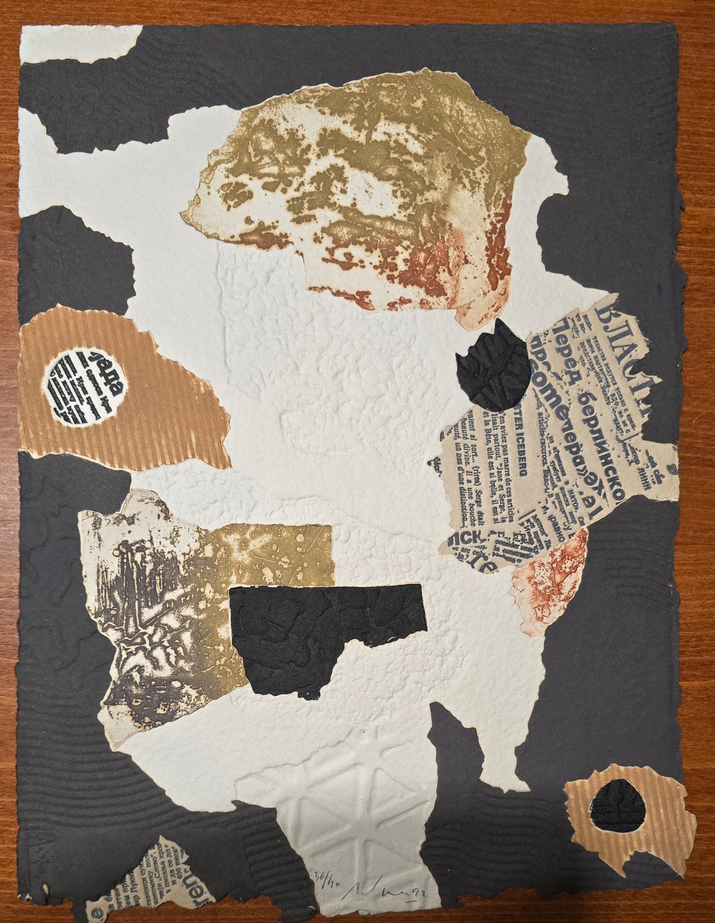Alain Soucasse print, 29 x 38 cm