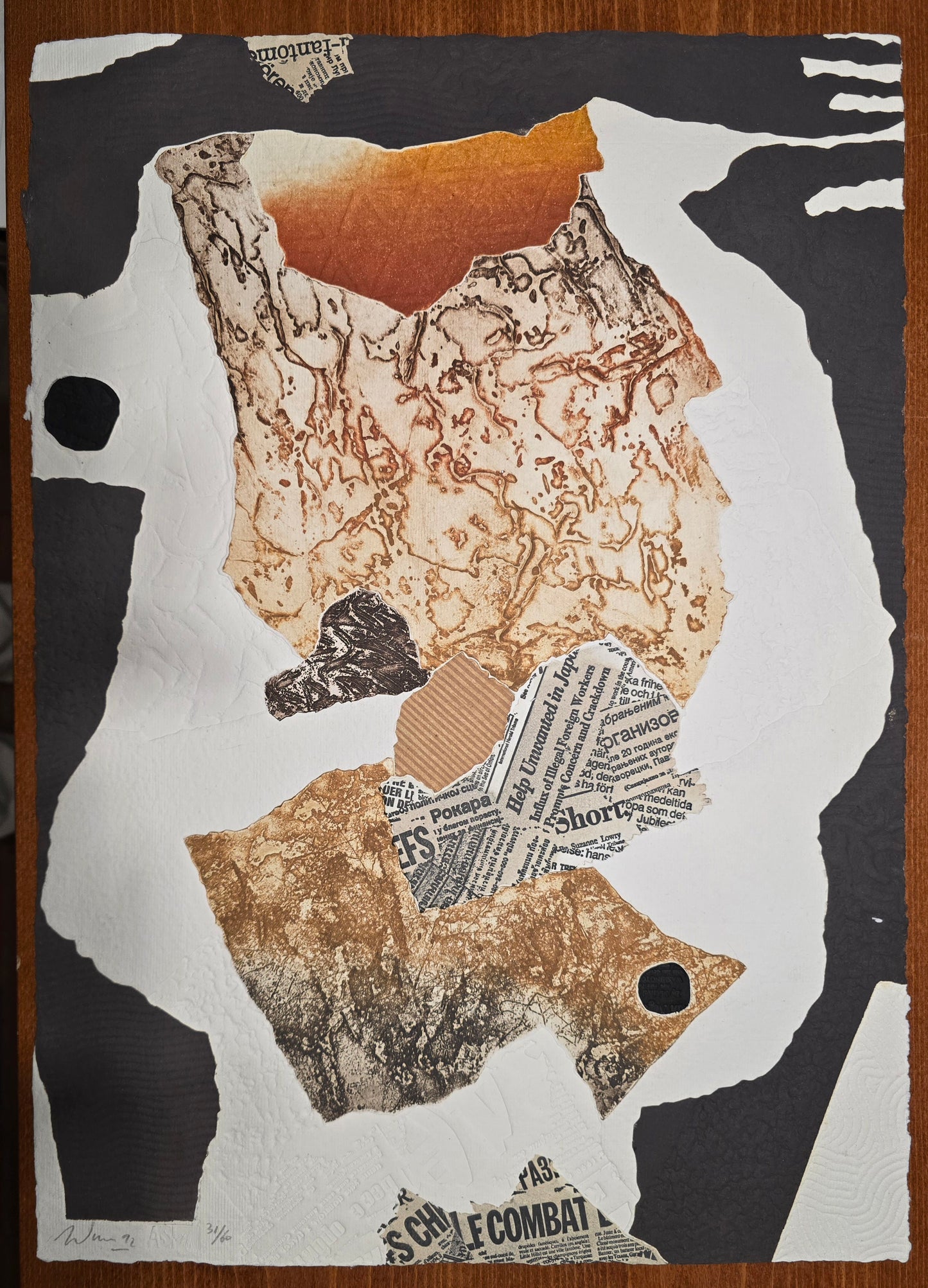 Alain Soucasse print, 40 x 57 cm
