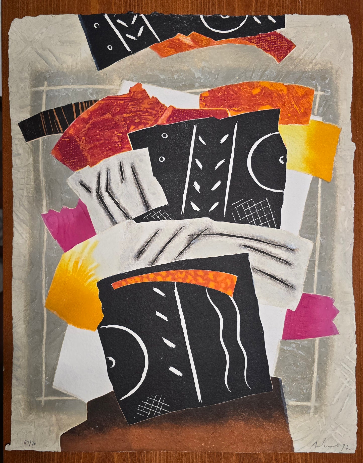 Alain Soucasse print, 44 x 56 cm
