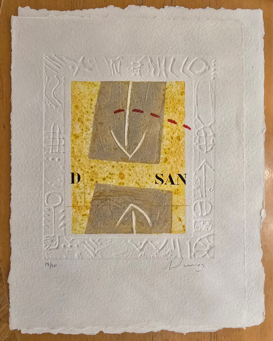 Alain Soucasse print, 33 x 45 cm
