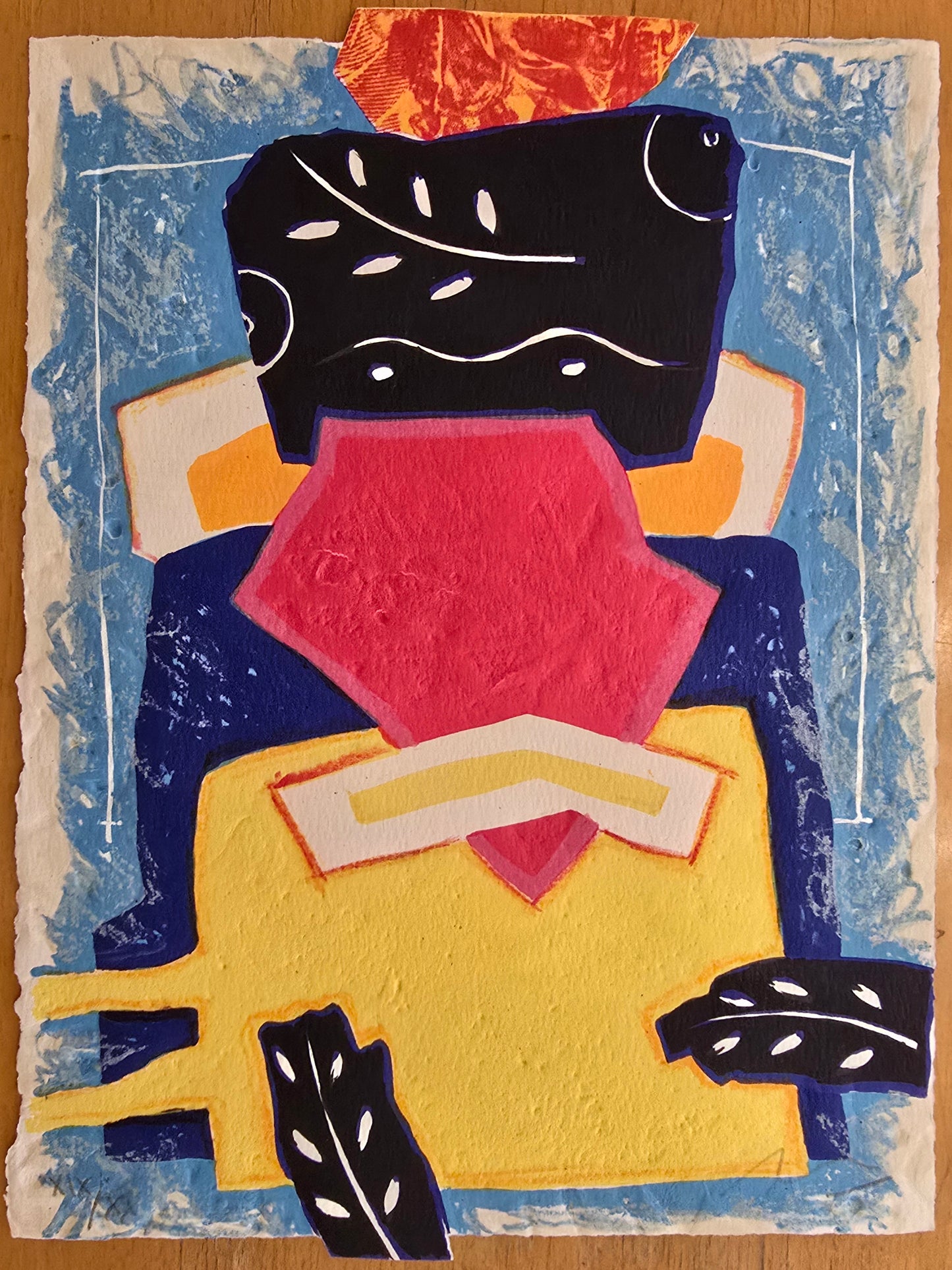 Alain Soucasse print, 28 x 38 cm