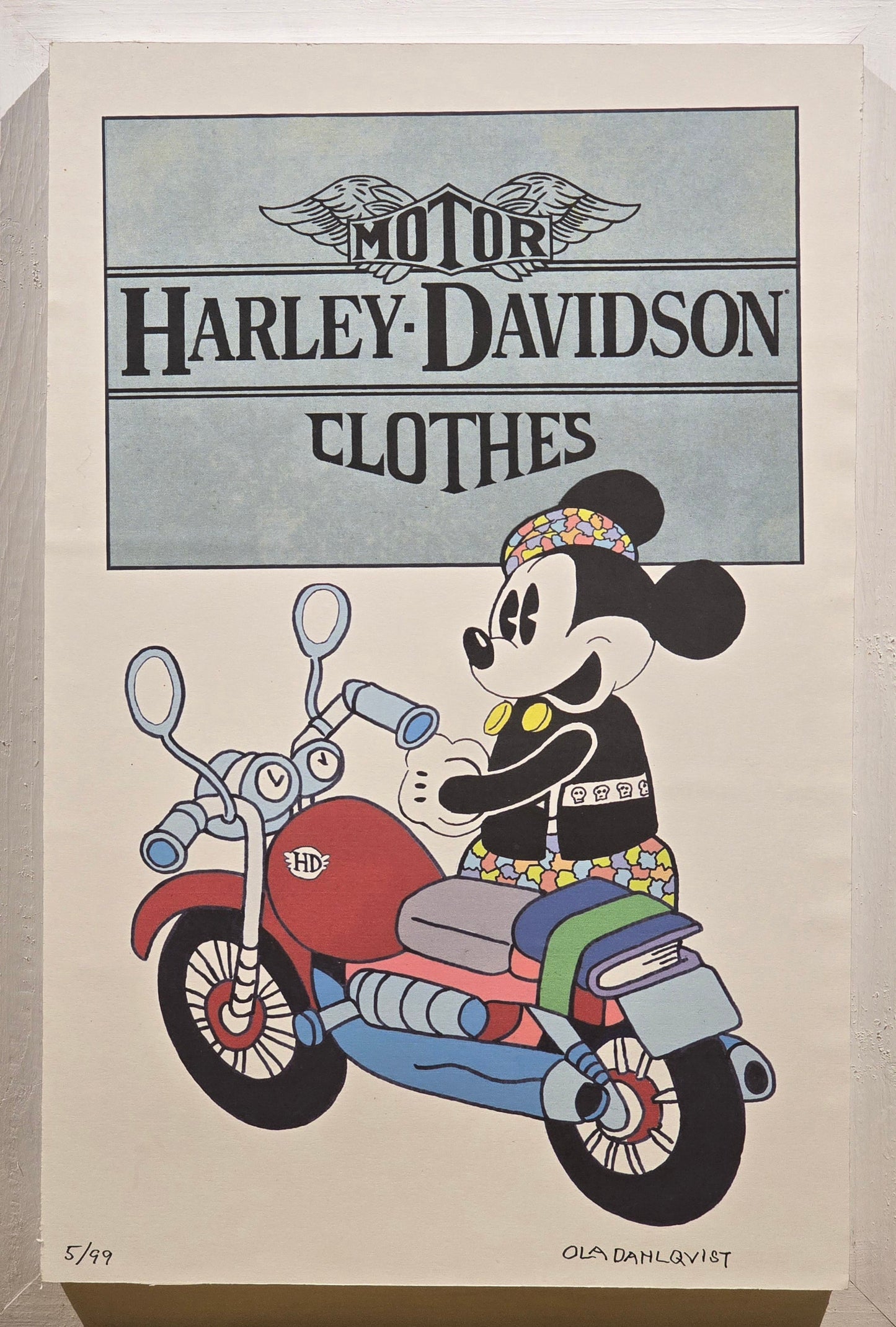 Ola Dahlqvist, print, Harley, 41 x 58 cm