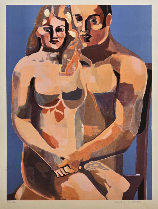 Cecilia Sikström, lito, Picasso boy, 42 x 52 cm