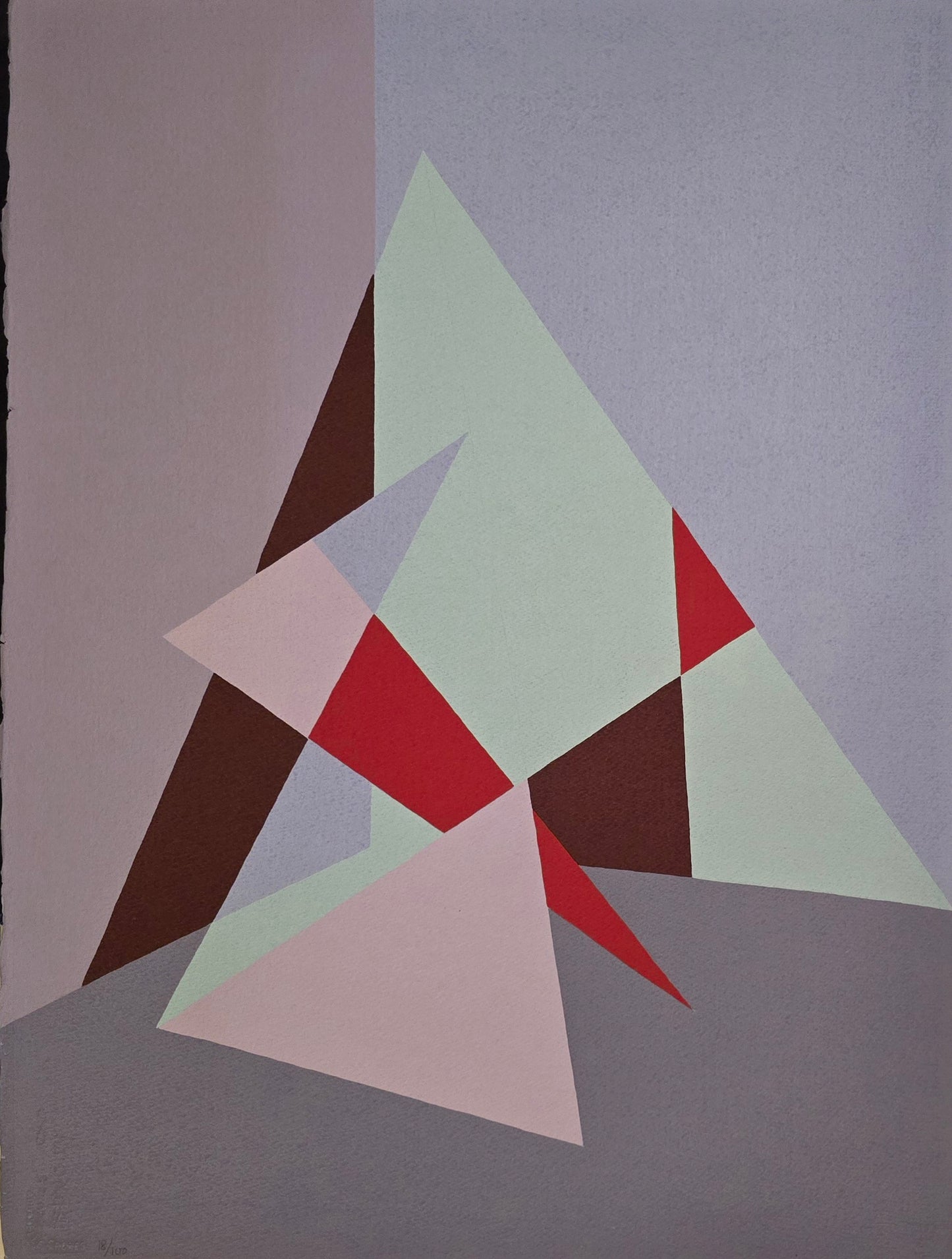 Ingela Palmertz, serigrafi, 58 x 78 cm