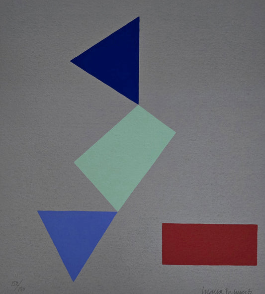 Ingela Palmertz, serigrafi, 38 x 38 cm