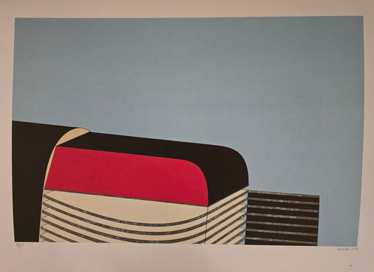 Sten Eklund, lito, 66 x 43 cm