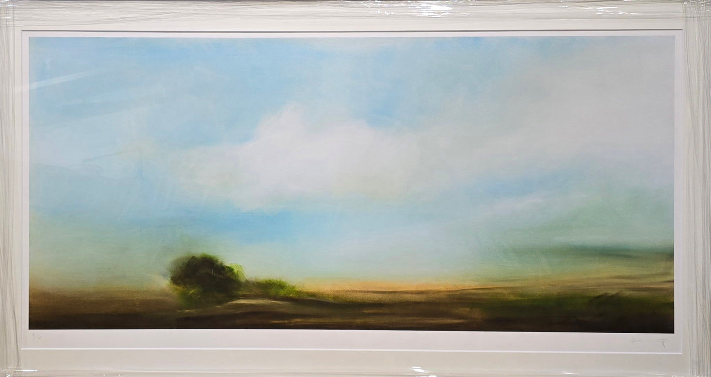 Stefan Kavsjö, print, Green sky, 100 x 50 cm