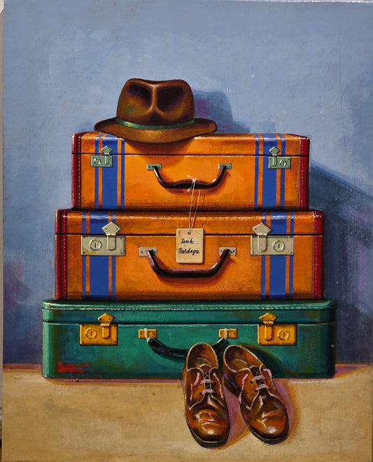 Tarik Hardaga, painting, Han, 40 x 50 cm