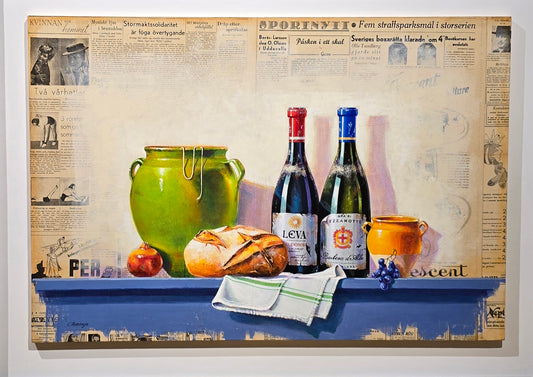 Tarik Hardaga, painting, Stilleben, 90 x 62 cm