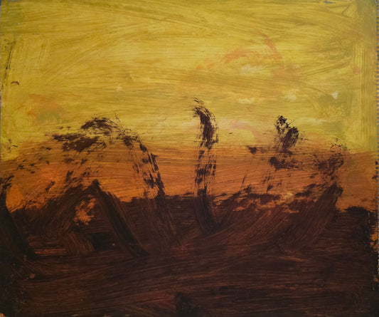 Marchéllo, painting, 45 x 38 cm