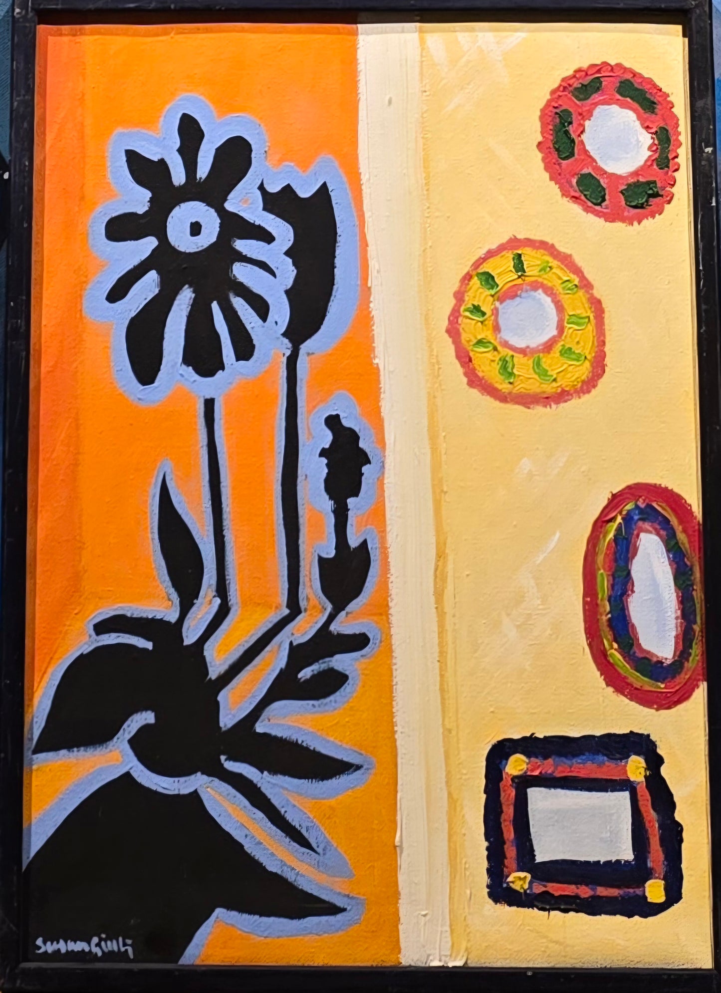 Susan Gillhög, painting, 33 x 45 cm
