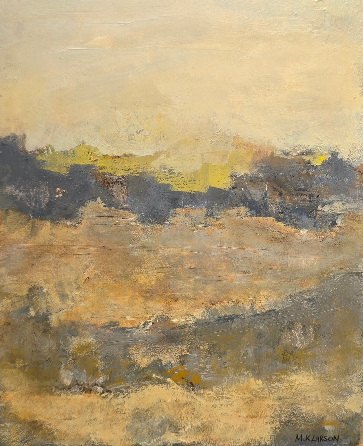 MK Larsson, painting, 20 x 25 cm
