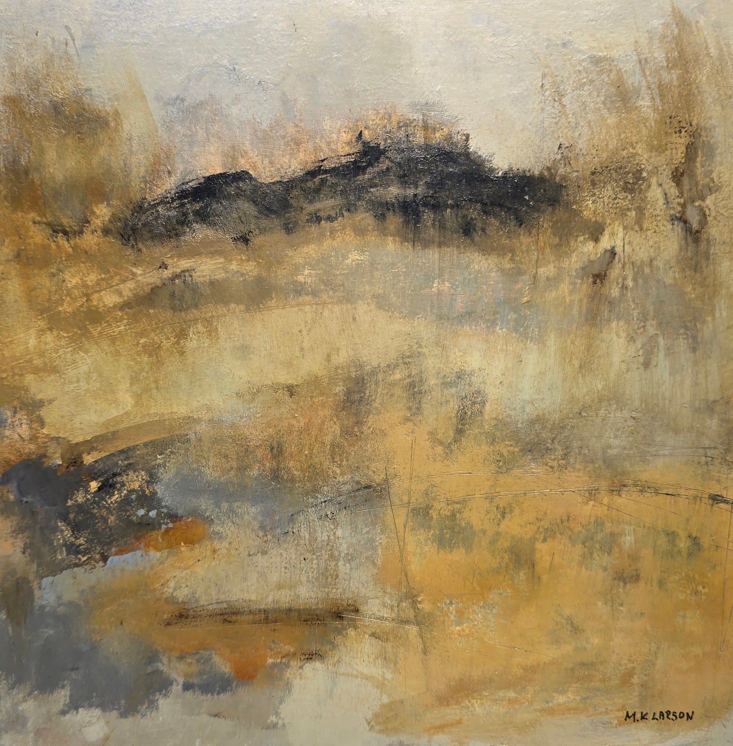MK Larsson, painting, 25 x 25 cm