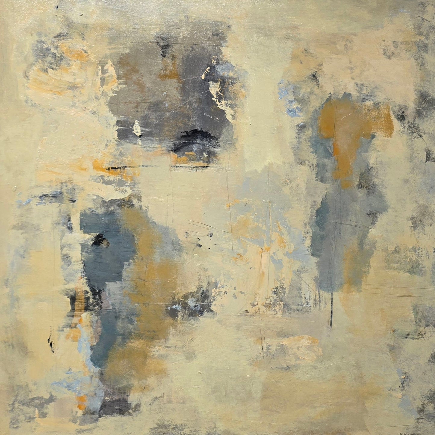 MK Larson, painting, 60 x 60 cm