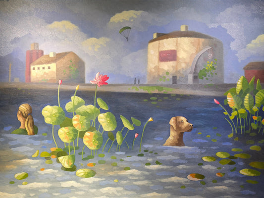 Mikael Vågsten, painting, 80 x 60 cm