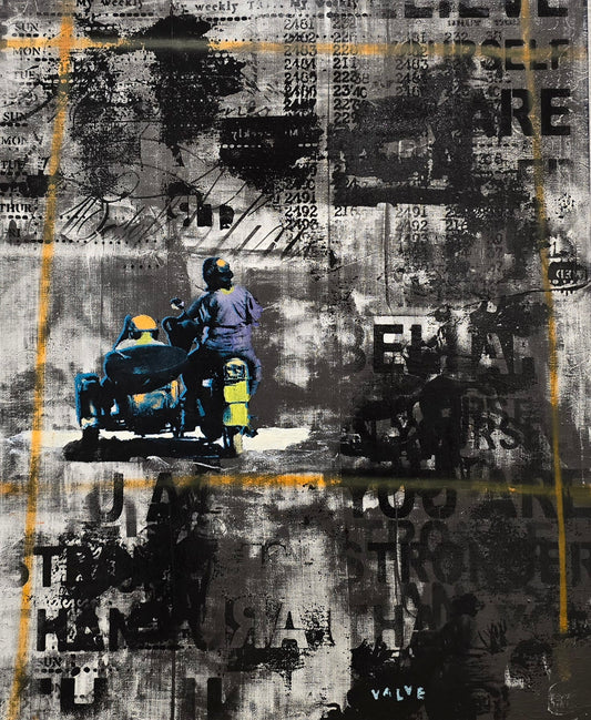Karl Valve Mixed media originals