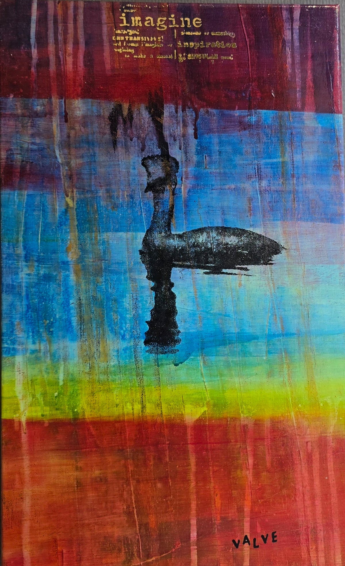Karl Valve Mixed media originals