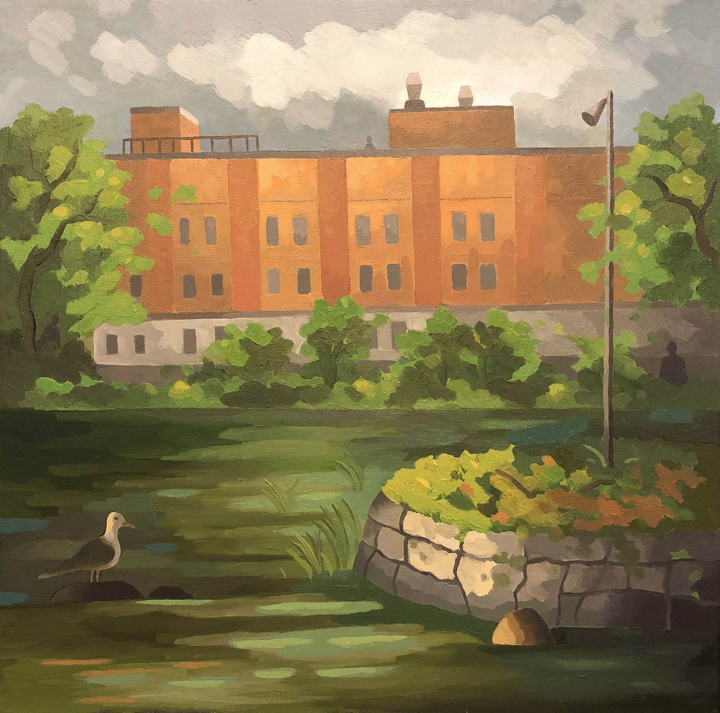 Mikael Vågsten, painting, 50 x 50 cm
