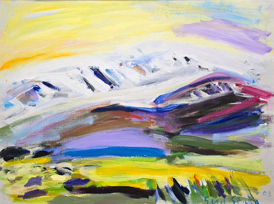 Gerd Göran, Fjäll-Mountains, 77 x 58 cm