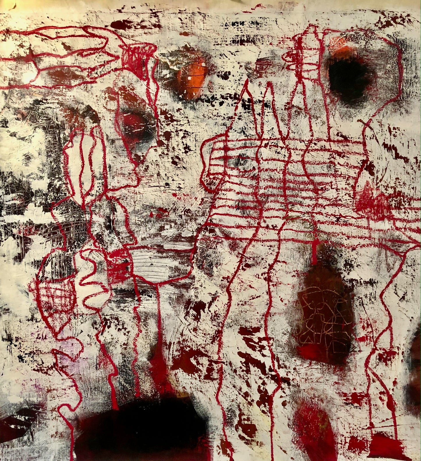 Brita Lanning, Aktivitet, 109 x 115 cm