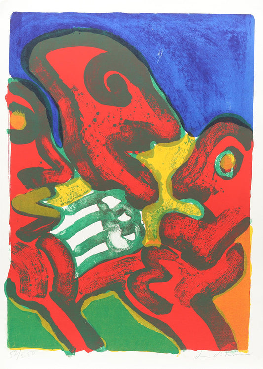 Bengt Lindström, Litho-print, 50 x 75 cm
