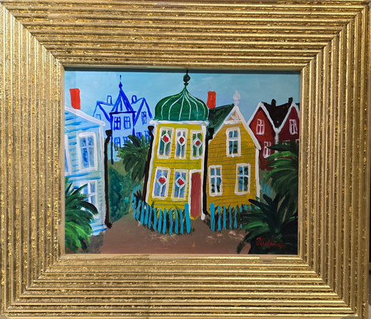 Anders Hultman, Det gula huset, 37 x 33 cm
