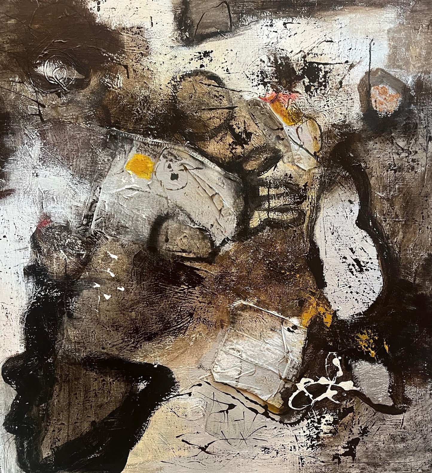 Brita Lanning, Forntid, 110 x 103 cm