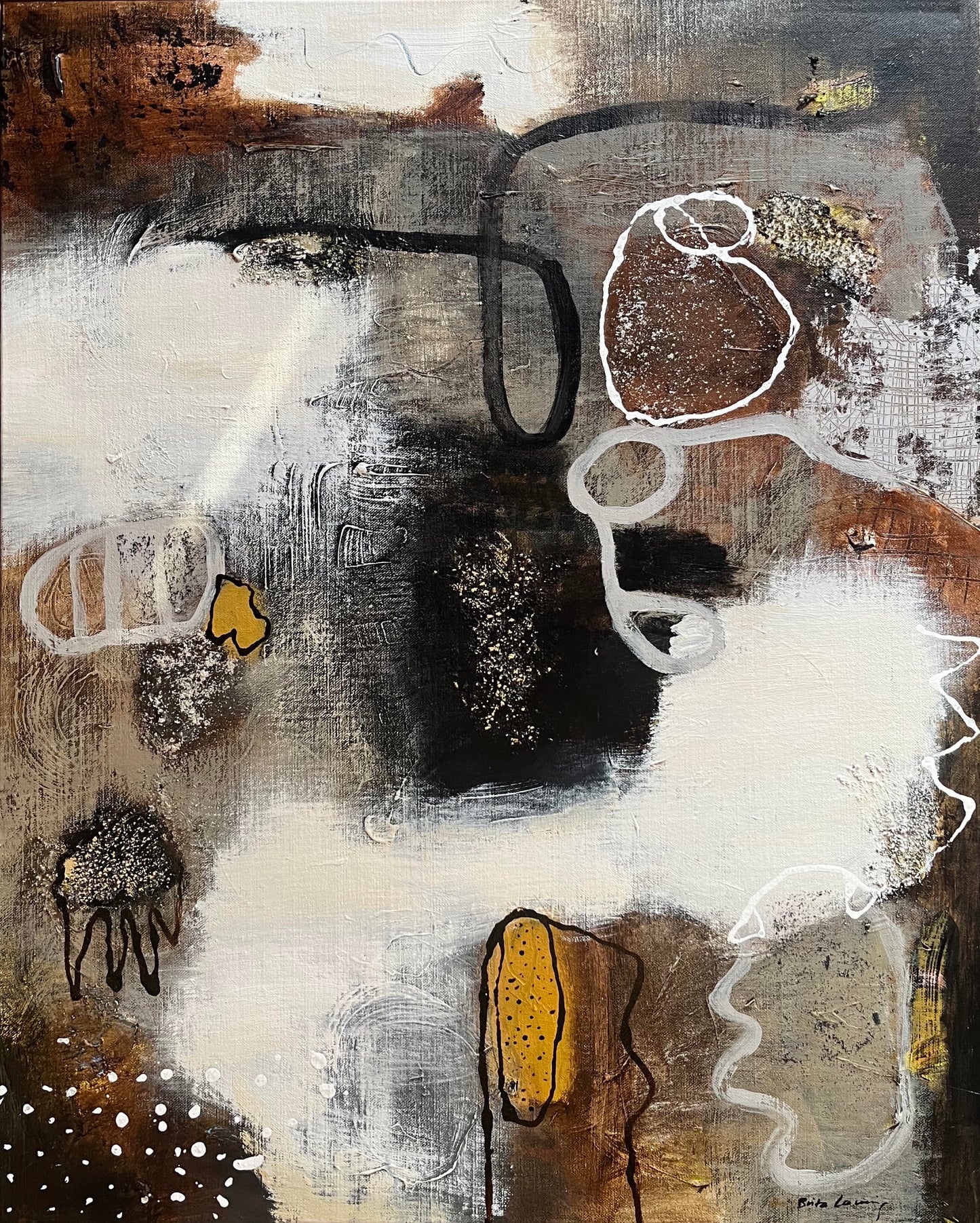 Brita Lanning, Hemligheter, 81 x 101 cm