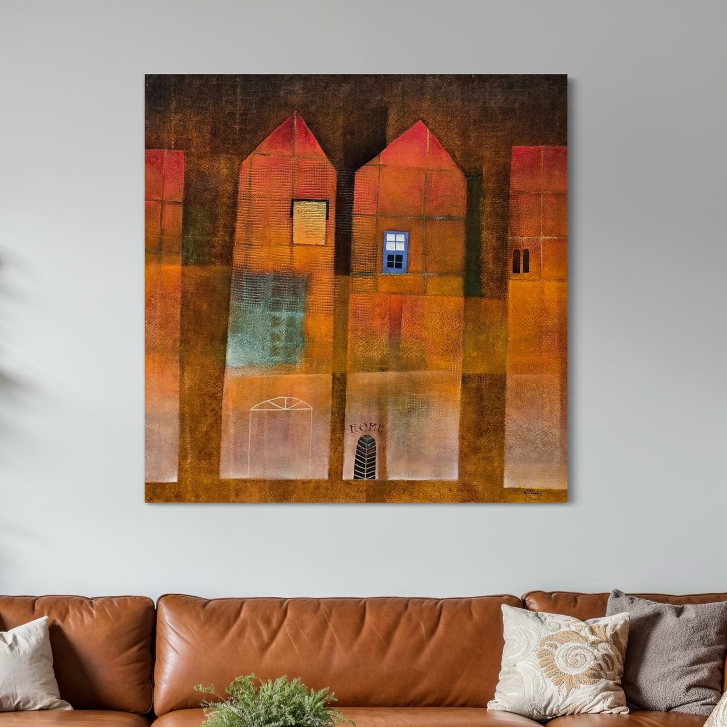 Edgar Mathias Saving 75X75 cm