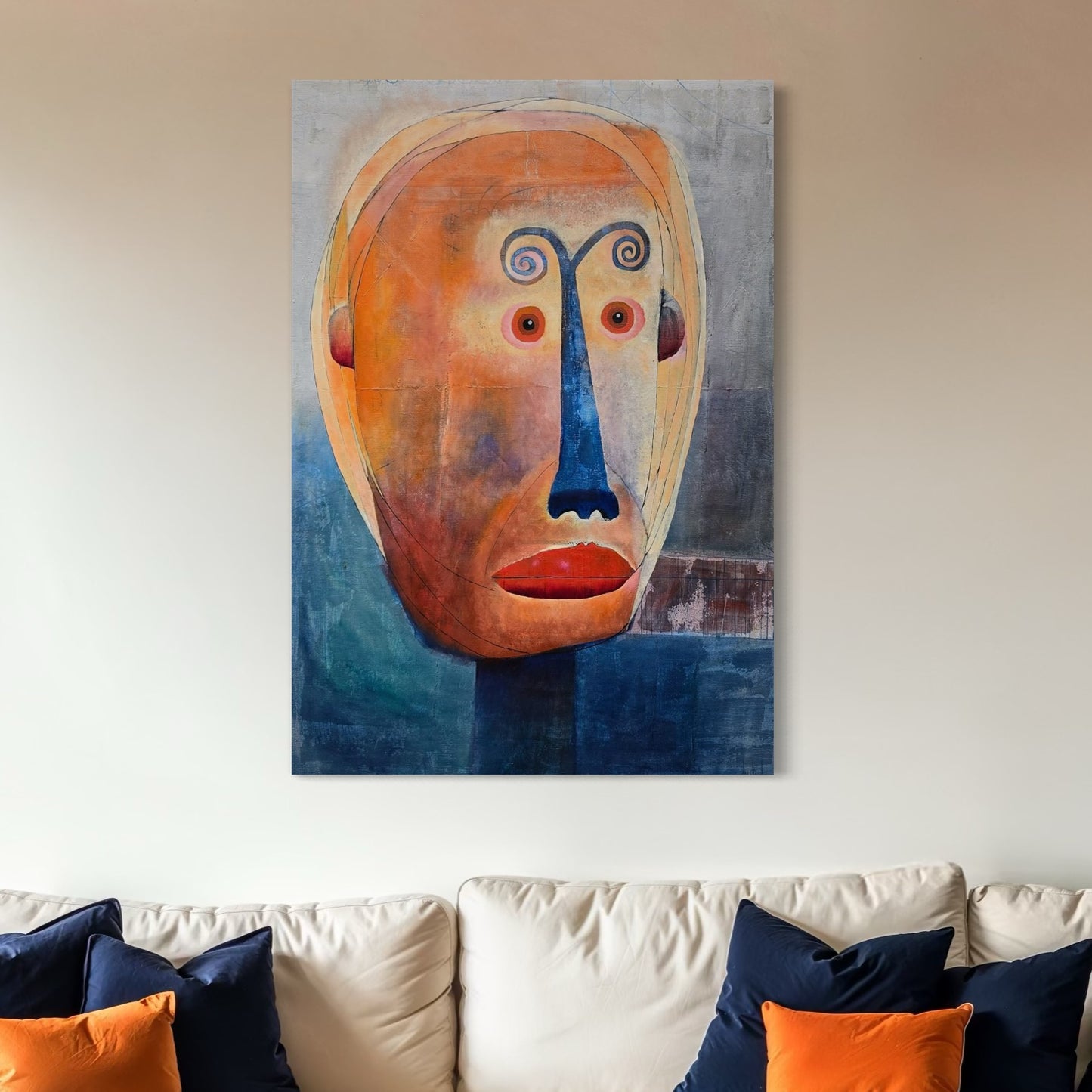 Edgar Mathias Saving 75X100 cm
