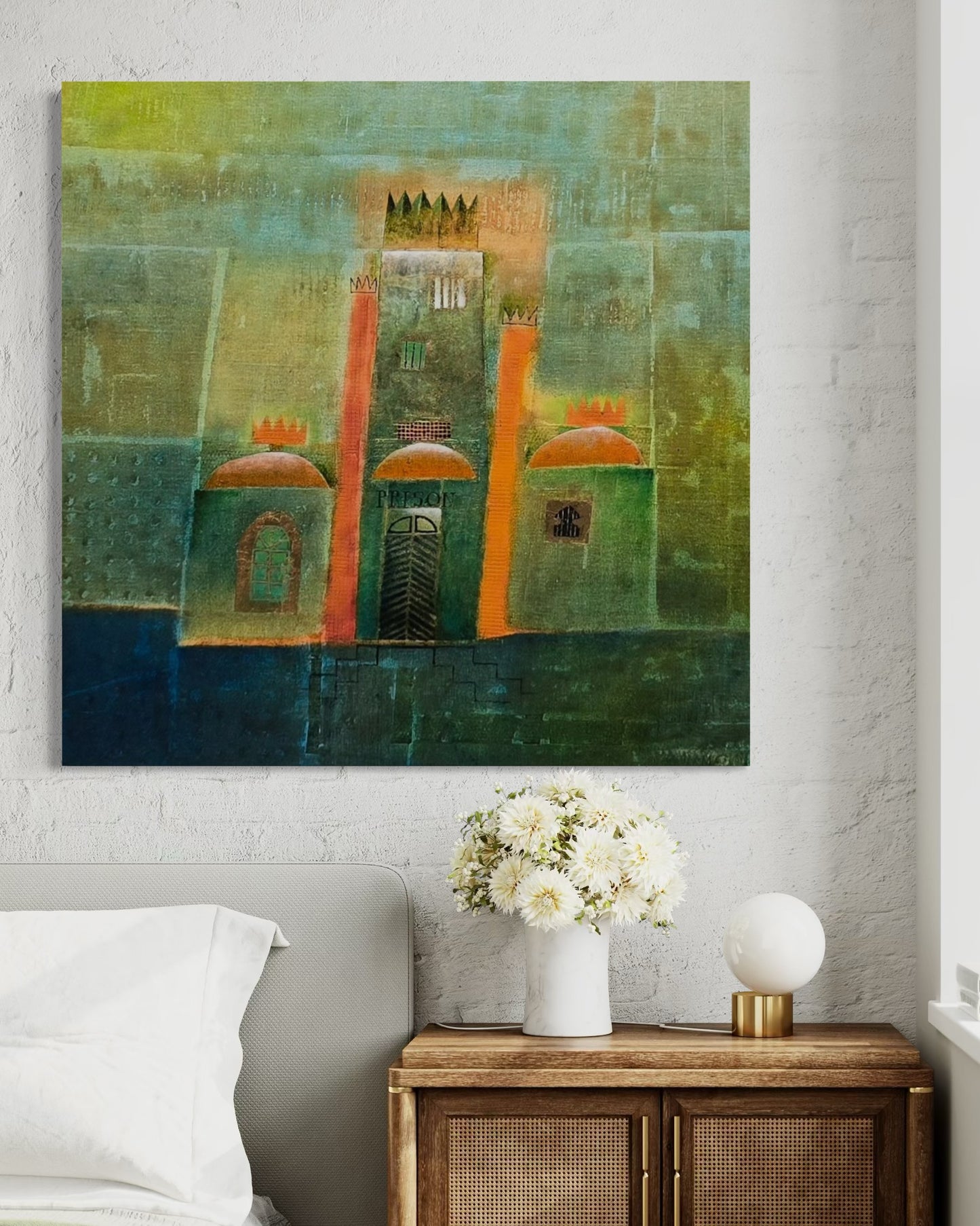 Edgar Mathias Saving 60X60 cm