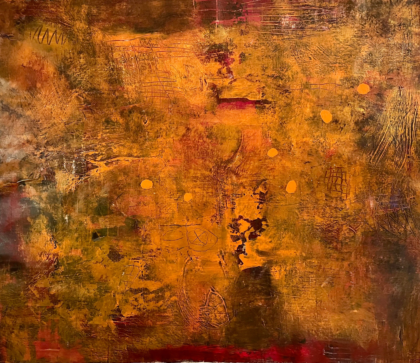 Brita Lanning, Mars, 140 x 120 cm
