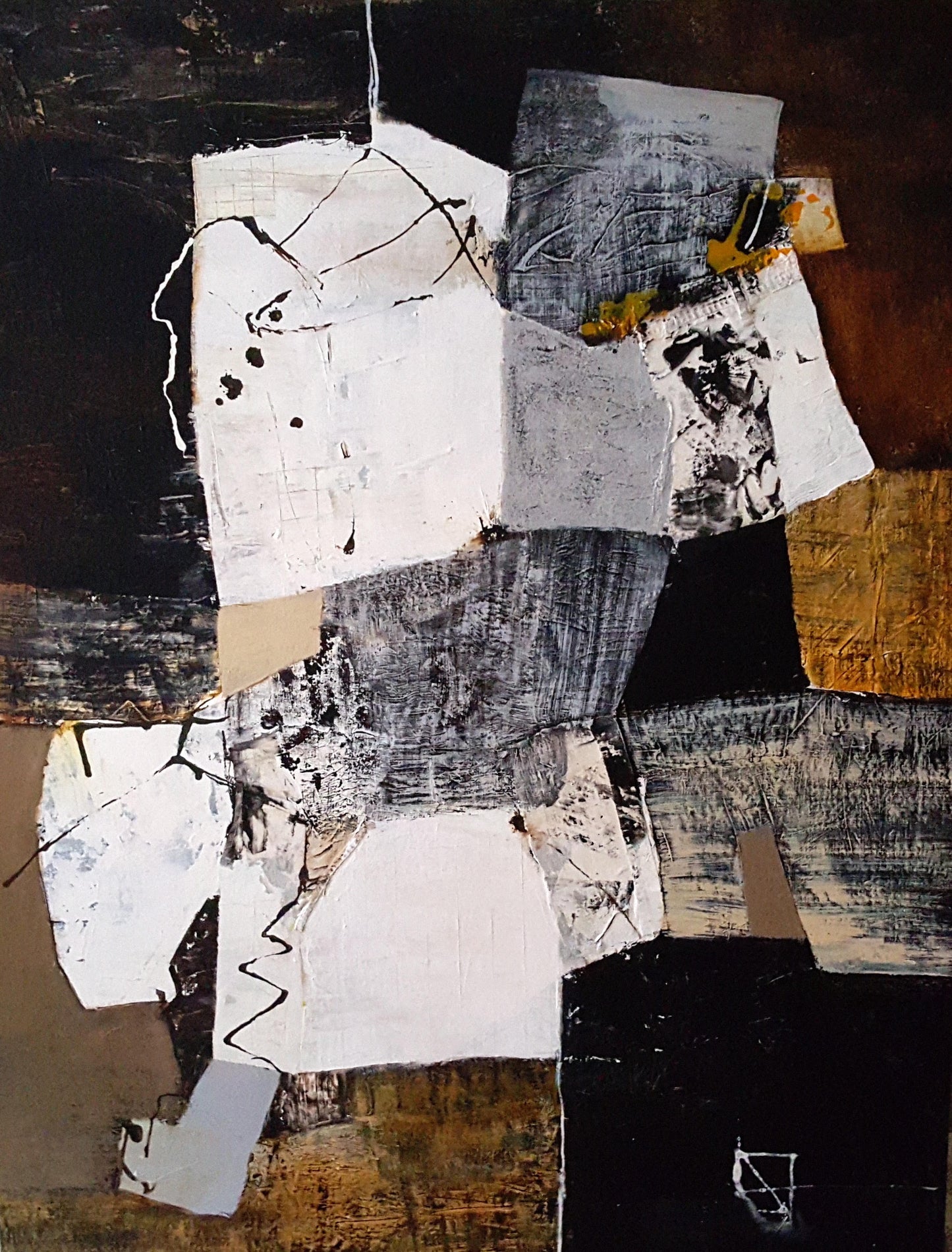 Brita Lanning, På väg, 109 x 140 cm