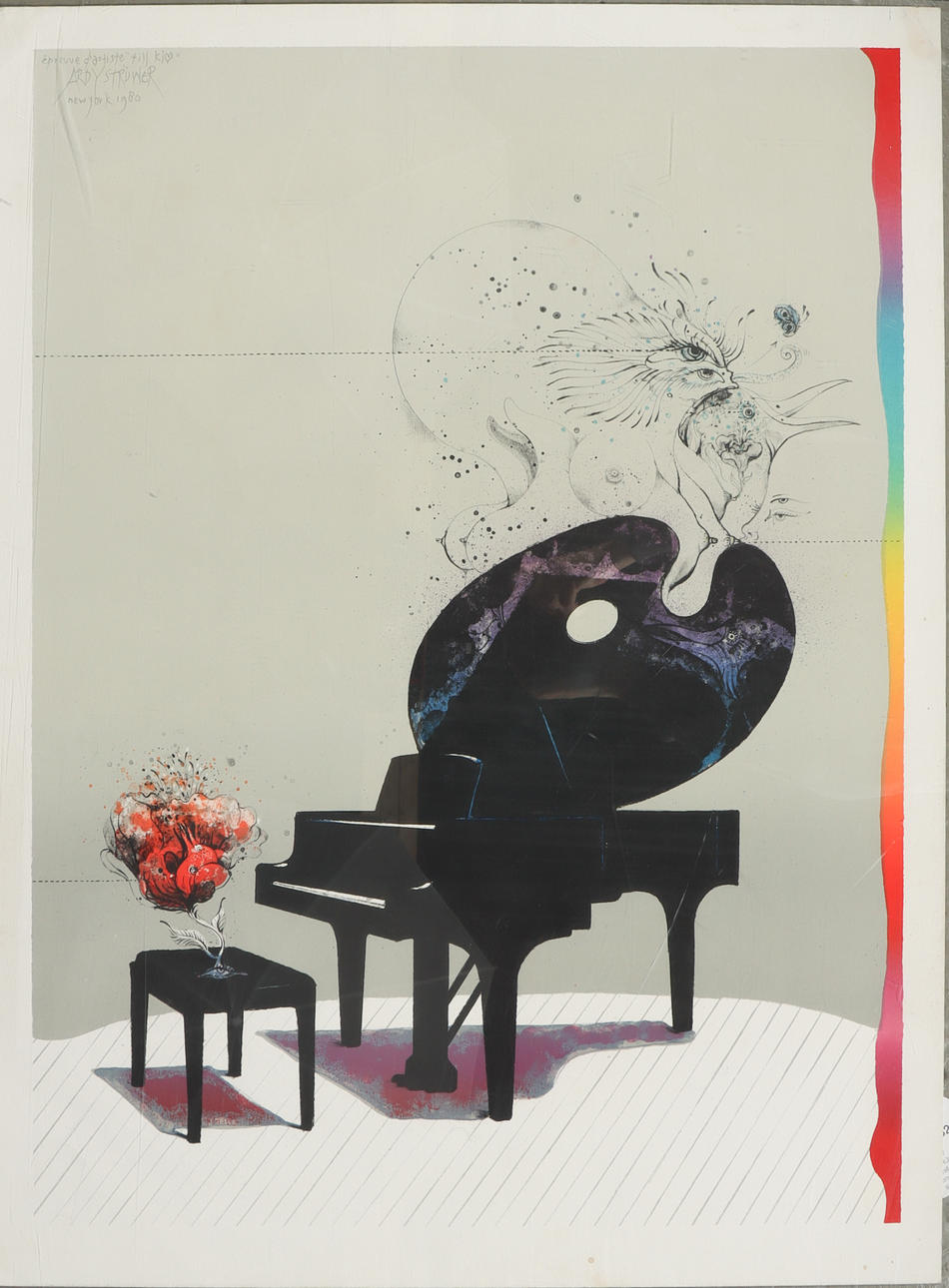 Ardy Struwer, litho, 55 x 78 cm