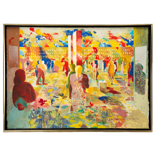 Ulf Gripenholm - Stadsbild- 105 x 75 cm