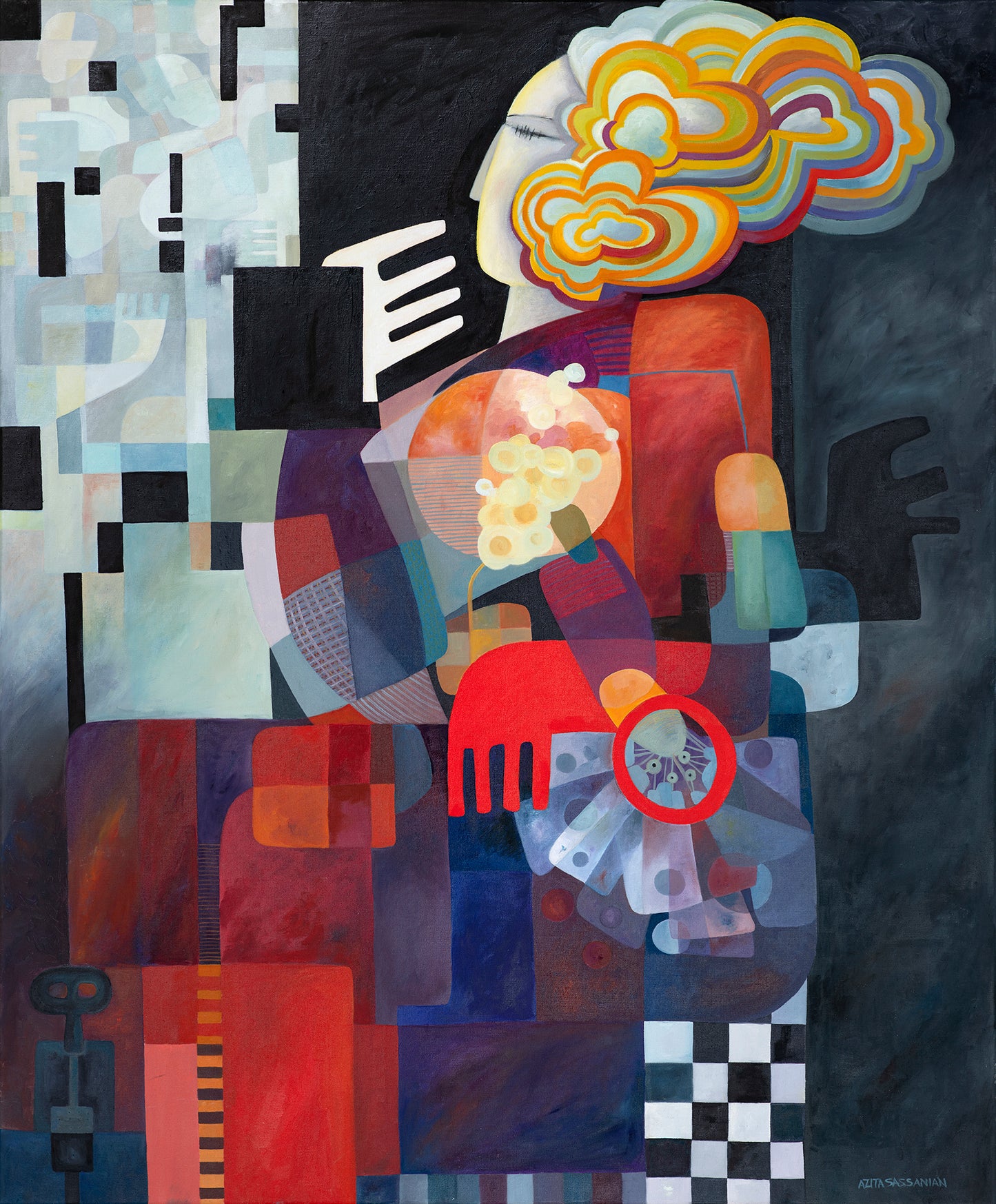 Azita Sassanian, 100 x 120 cm