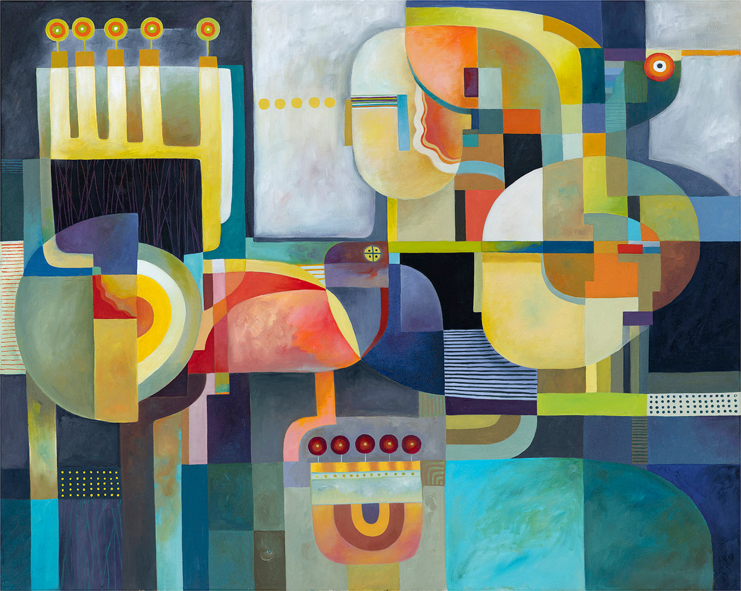Azita Sassanian,  Your light, 100 x 80 cm